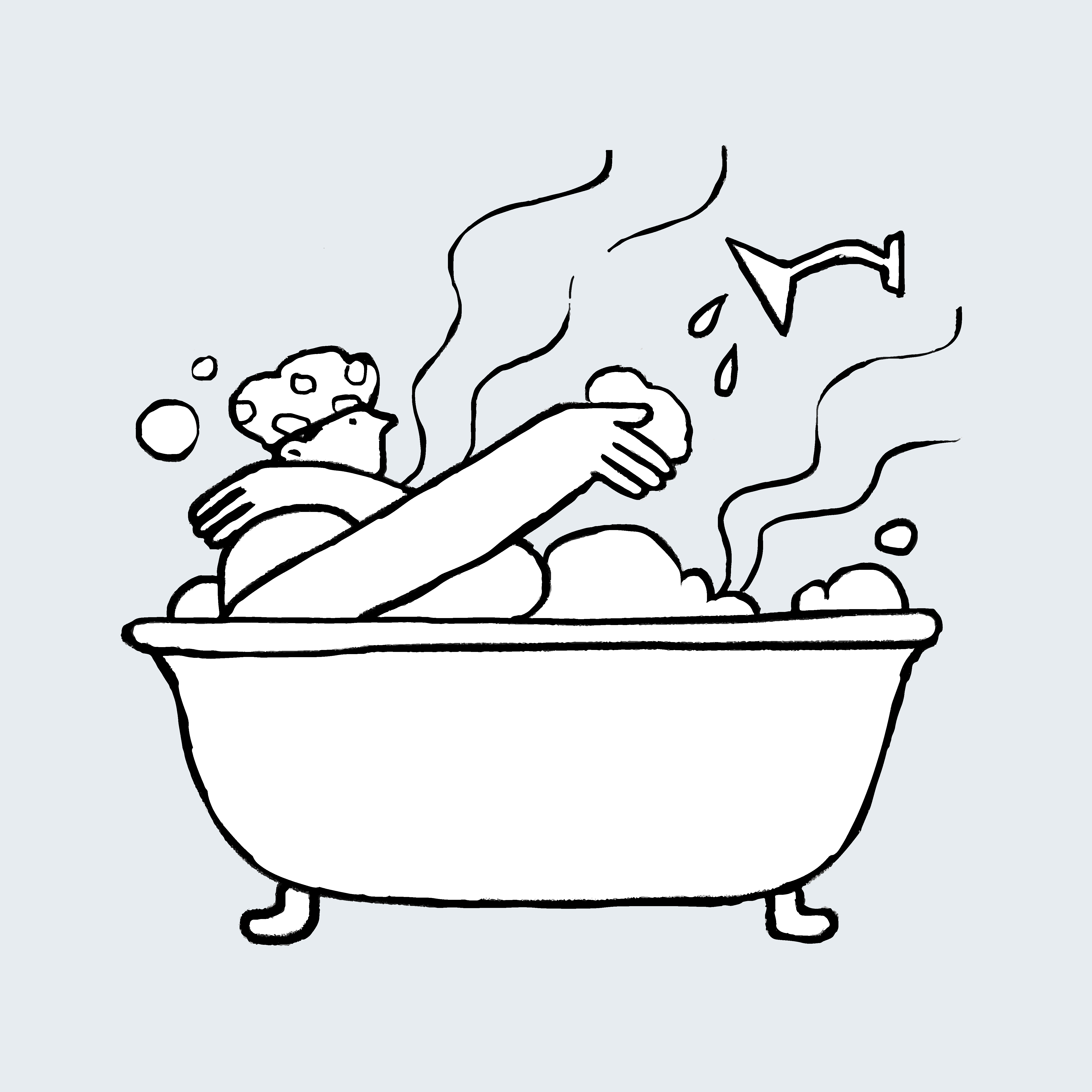 The broken hot tub